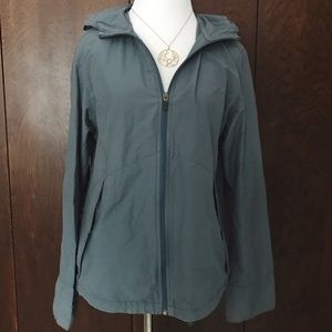 COLUMBIA slate blue lightweight jacket - outdoor zip up jacket